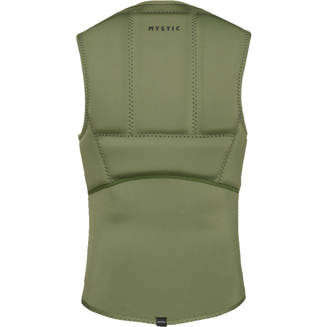 2026 Mystic Womens Star Front Zip Impact Vest 35005.230232 - Olive Green